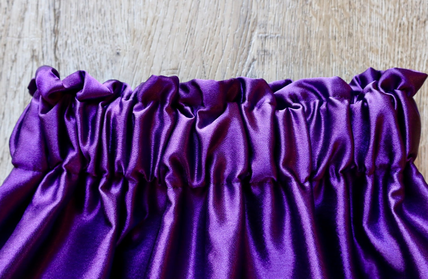 Handmade Satin Ribbon Skirt: Child Size 2-4 Purple Pink Ombre