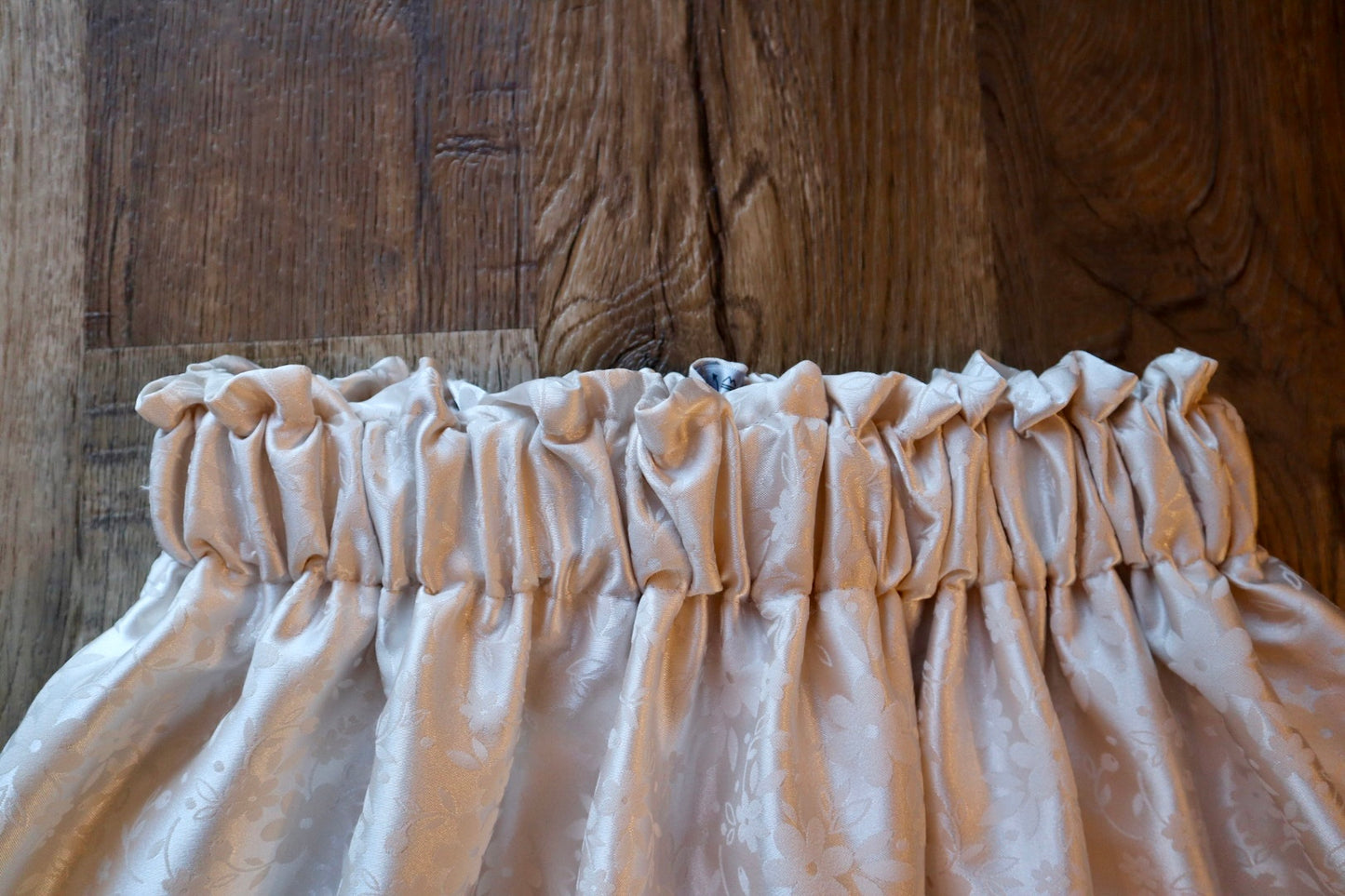 Couture Satin Floral Embroidered Ribbon Skirt Womens White Ivory Fully Lined Pink Green Ombre OOAK Indigenous HandMade Clothing Custom Waist *up to 50 inches* (enter desired waist size “inches” or Dress/Pants size in order notes)