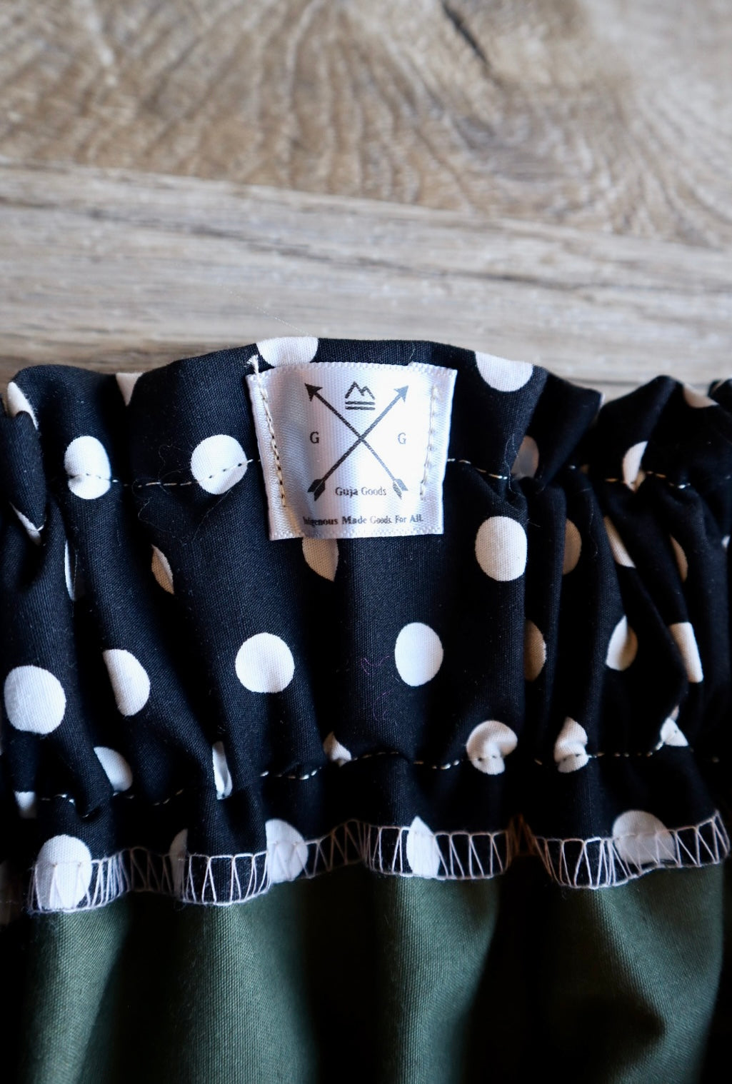 Couture Stacked Ribbon Skirt: Black Polka Dot Cotton with Ric Rac *up to 50 inches* (enter desired sizes waist size “inches” or Dress/Pants size in order notes)