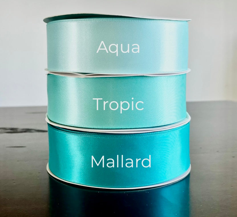 1.5 Inch Double Face Satin Ribbon 50 Yard Spools