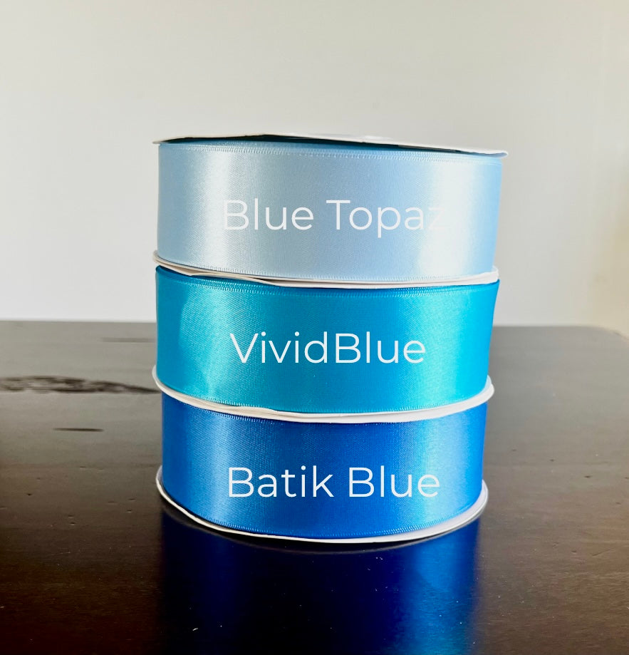 1.5 Inch Double Face Satin Ribbon 50 Yard Spools