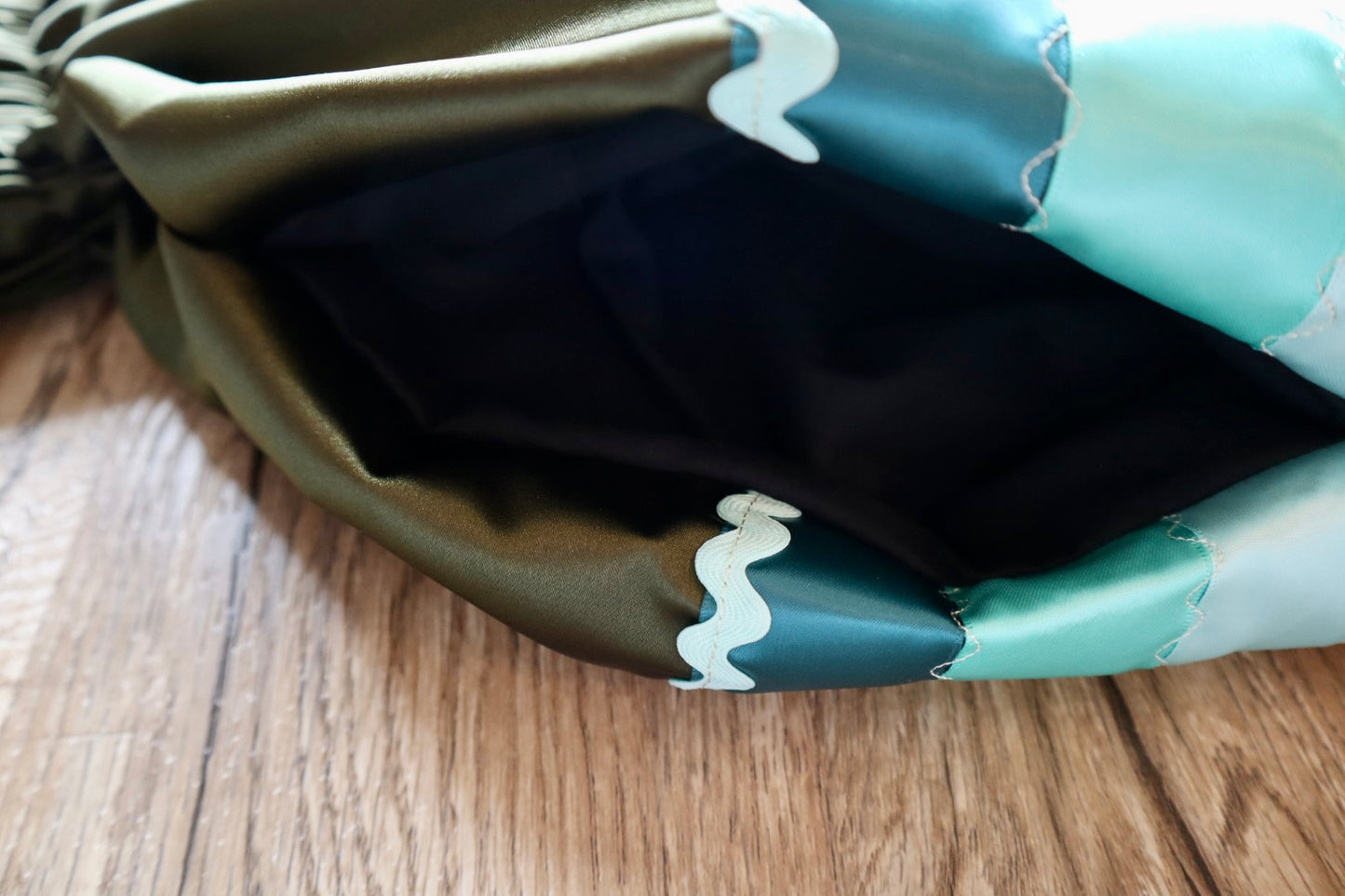 Couture Embroidered Stacked Bison Ribbon Skirt Pockets Womens Dark Moss Green Satin Earth Tones Ombre OOAK Indigenous HandMade *up to 50 inches* (enter desired sizes waist size “inches” or Dress/Pants size in order notes)