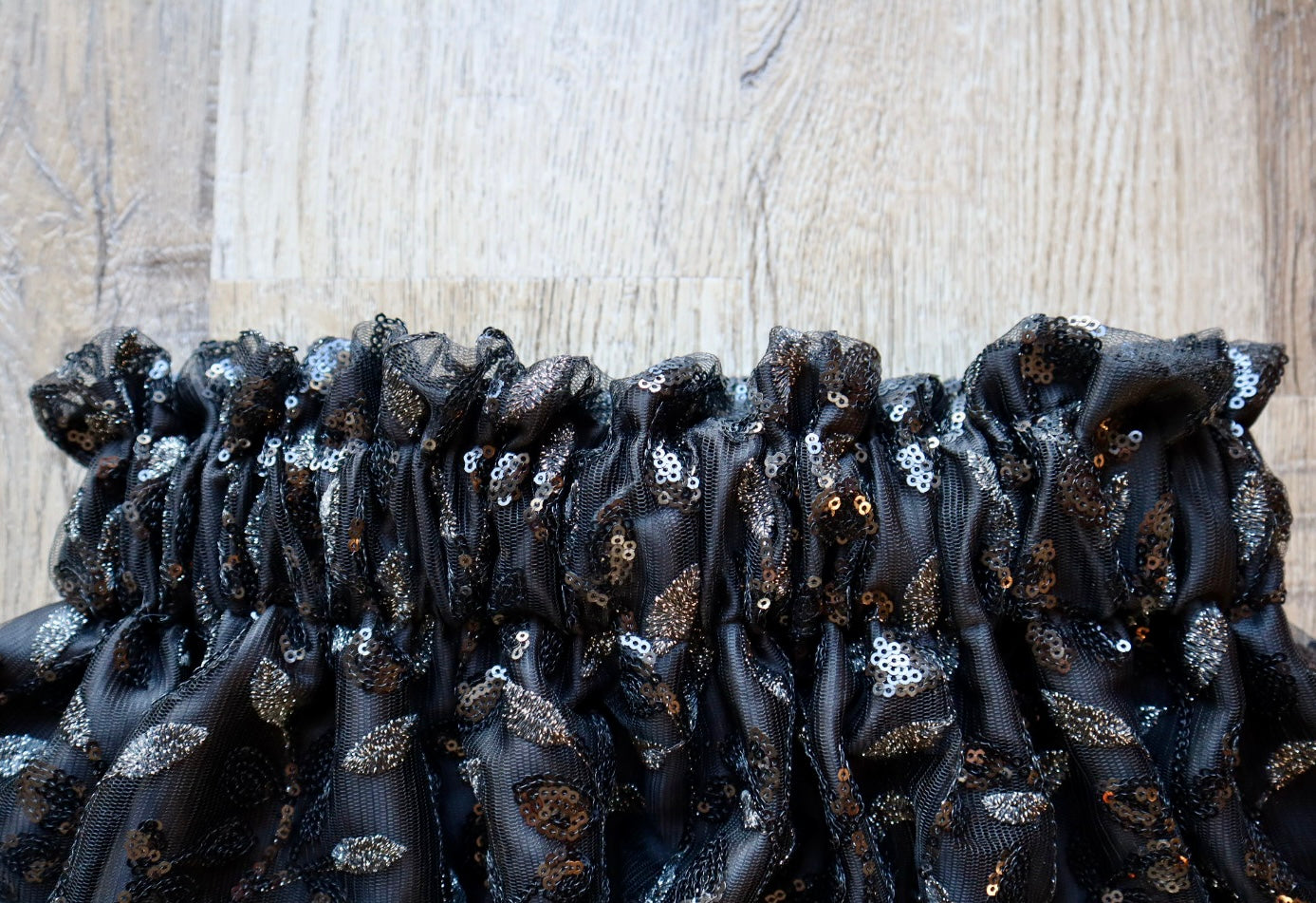 Couture Overlay Ribbon Skirt Women’s Black Embroidered Sequin Lace Satin Gold Emerald Ombre Indigenous HandMade Clothing CustomWaist *up to 50 inches* (enter desired sizes waist size “inches” or Dress/Pants size in order notes)