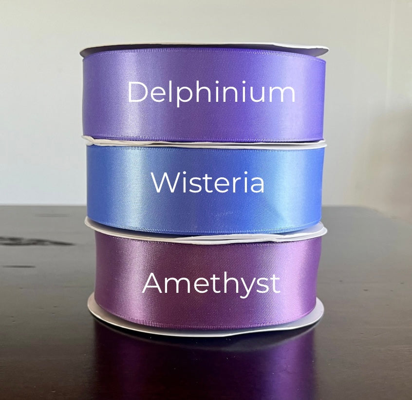 1.5 Inch Double Face Satin Ribbon 50 Yard Spools