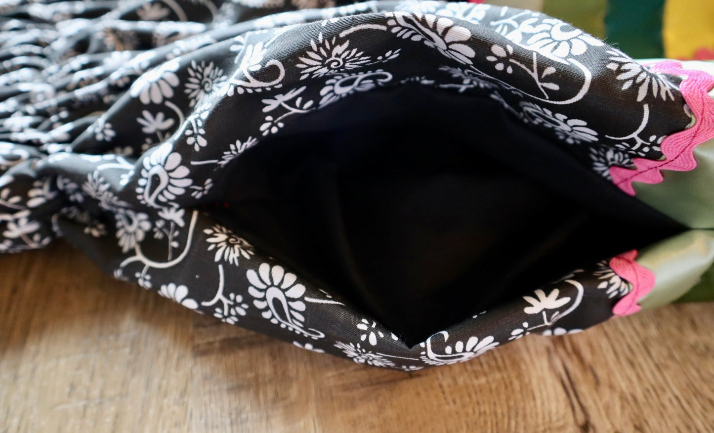 Couture Stacked Ribbon Skirt Pockets Womens Black Paisley Miscellaneous Ric Rac Premium Cotton Strawberry Tone Ombre OOAK Indigenous HandMade *up to 50 inches* (enter desired sizes waist size “inches” or Dress/Pants size in order notes)