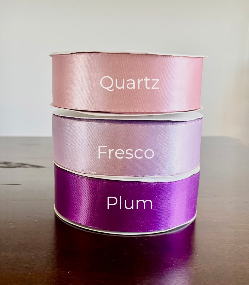 1.5 Inch Double Face Satin Ribbon 50 Yard Spools