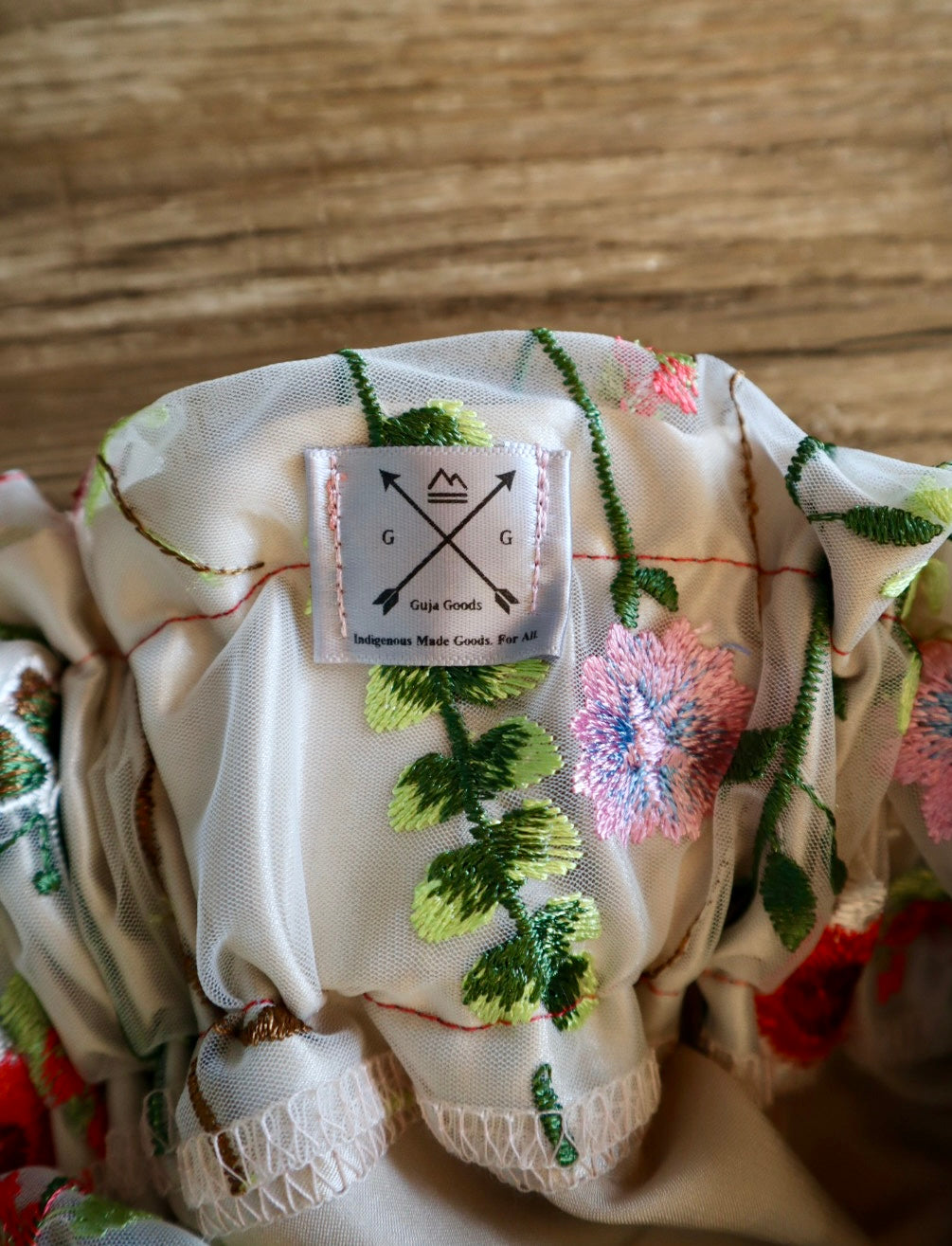 Couture Overlay Ribbon Skirt Women’s Ivory Embroidered Floral Lace Ivory Satin Indigenous HandMade Clothing Custom Waist *up to 50 inches* (enter desired sizes waist size “inches” or Dress/Pants size in order notes)