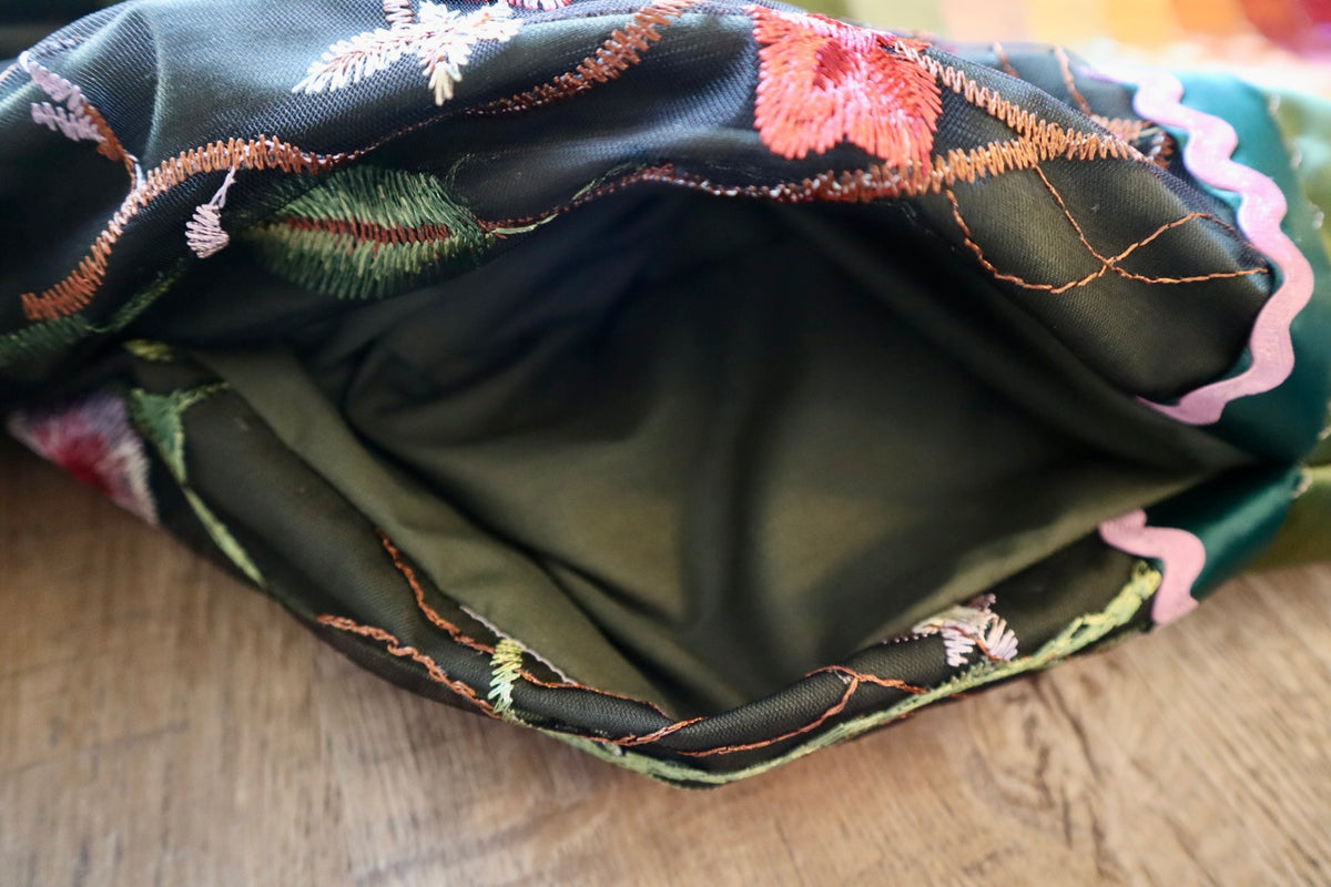 Couture Embroidered Stacked Pony Ribbon Skirt Pockets Womens Black Lace Earthy Ombre OOAK Indigenous HandMade *up to 50 inches* (enter desired sizes waist size “inches” or Dress/Pants size in order notes)