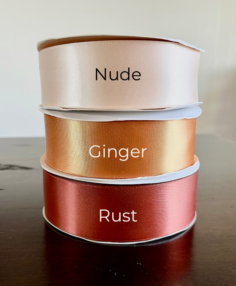 1.5 Inch Double Face Satin Ribbon 50 Yard Spools